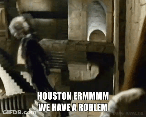 Man In Maze Stairs Says Houston Ermmmm We Have Problem GIF