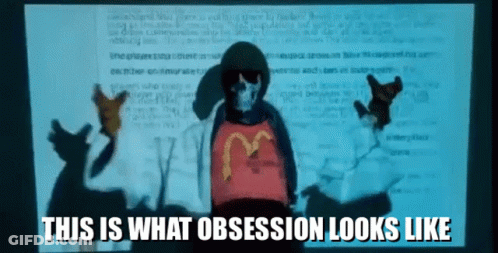 Man In McDonald's Shirt Obsession GIF