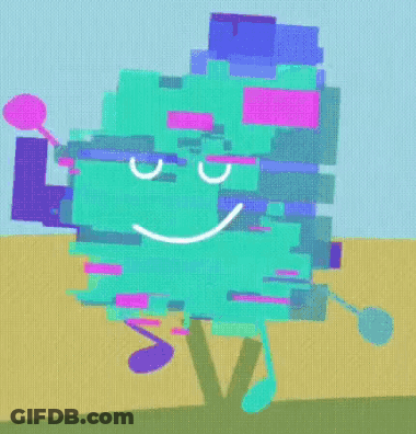 Man In McDonald's Wig Talking To Woman In Cowboy Hat GIF