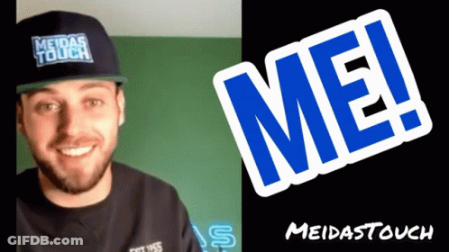 Man In Meidas Touch Hat GIF