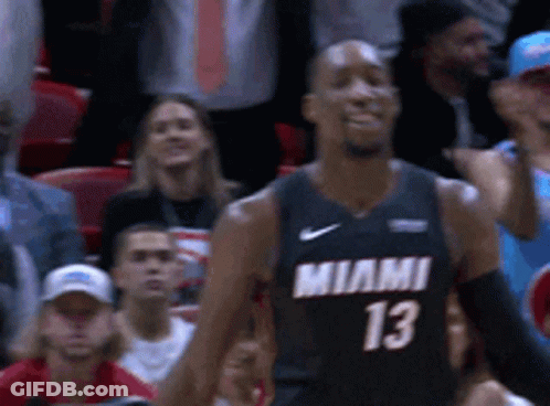 Man In Miami 13 Jersey Before Crowd GIF