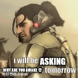 Man In Military Uniform Asking Why Are You Awake Tomorrow GIF