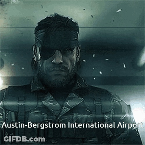 Man In Military Uniform Austin Bergstrom Airport GIF