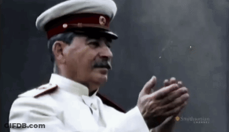 Man In Military Uniform Clapping GIF