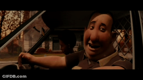 Man In Military Uniform Driving Car With Another Man GIF