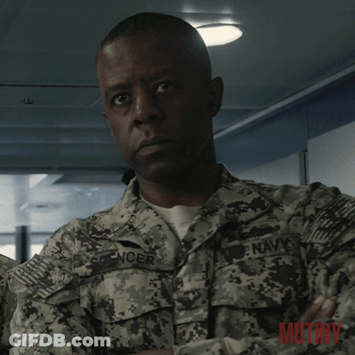 Man In Military Uniform Named Spencer GIF
