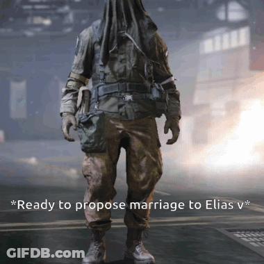 Man In Military Uniform Ready To Propose Marriage GIF