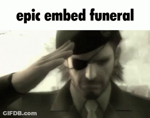 Man In Military Uniform Saluting Epic Embed Funeral GIF