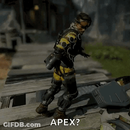 Man In Military Uniform Saying Apex GIF