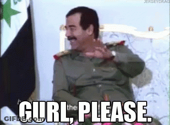 Man In Military Uniform Saying Curl Please GIF
