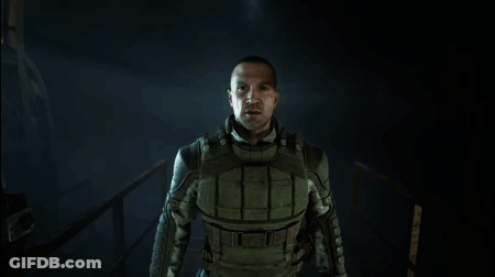 Man In Military Uniform Saying Empty Shot GIF