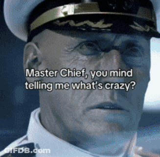 Man In Military Uniform Saying Master Chief GIF