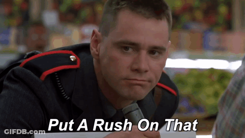 Man In Military Uniform Saying Put A Rush On That GIF
