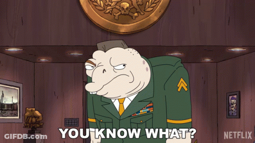 Man In Military Uniform Saying You Know What GIF