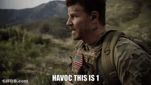 Man In Military Uniform Says Havoc This Is 1 GIF
