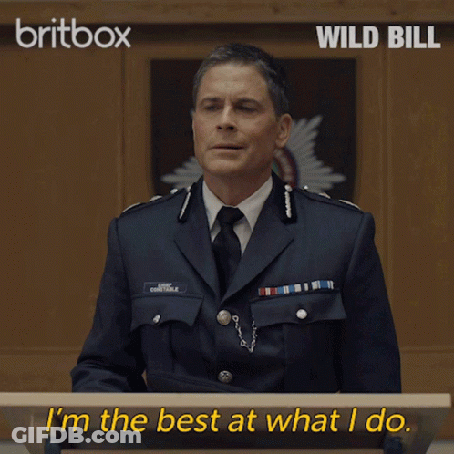 Man In Military Uniform Says I'm The Best At What I Do GIF