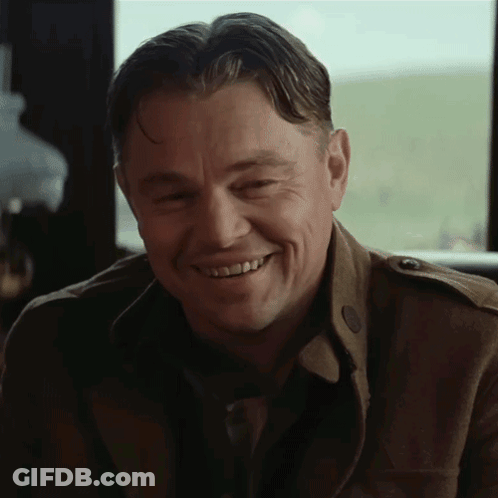 Man In Military Uniform Smiling With Mouth Open GIF