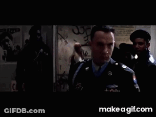 Man In Military Uniform Standing GIF