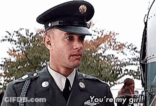 Man In Military Uniform Talking To Another Man GIF