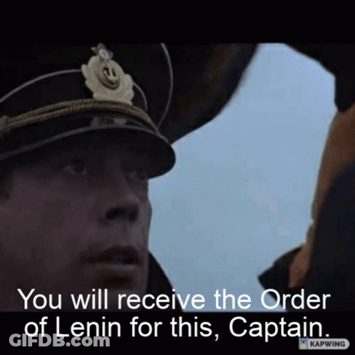 Man In Military Uniform Talking To Another Man GIF
