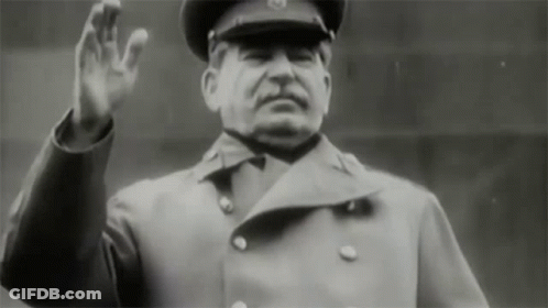Man In Military Uniform Waving GIF