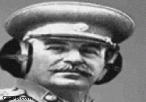Man In Military Uniform Wearing Headphones GIF