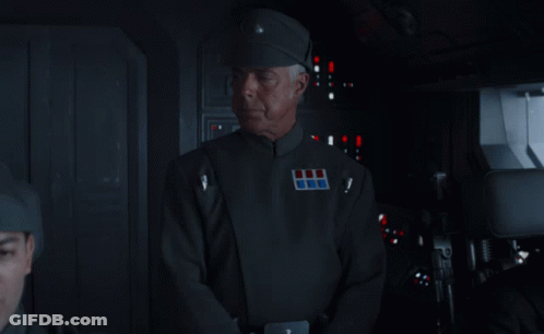 Man In Military Uniform With Commander Badge GIF
