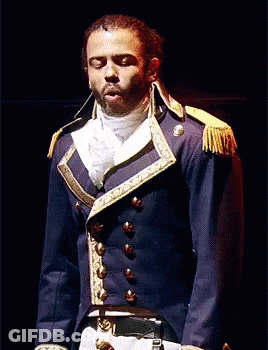 Man In Military Uniform With Eyes Closed GIF
