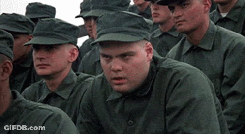 Man In Military Uniform With Hat GIF