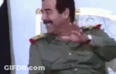 Man In Military Uniform With Mustache Smiling GIF