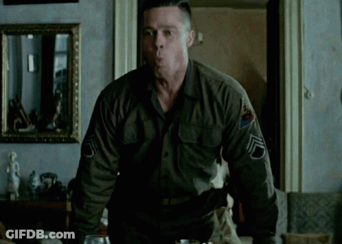 Man In Military Uniform With US Army Patch GIF