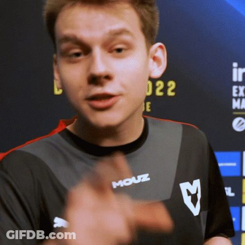 Man In Mouz Shirt Pointing GIF