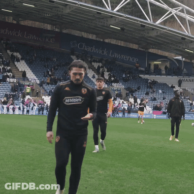 Man In Mvtiies Shirt On Soccer Field GIF