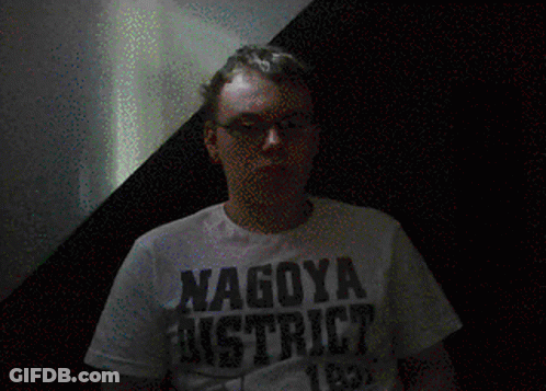Man In Nagoya District Shirt GIF
