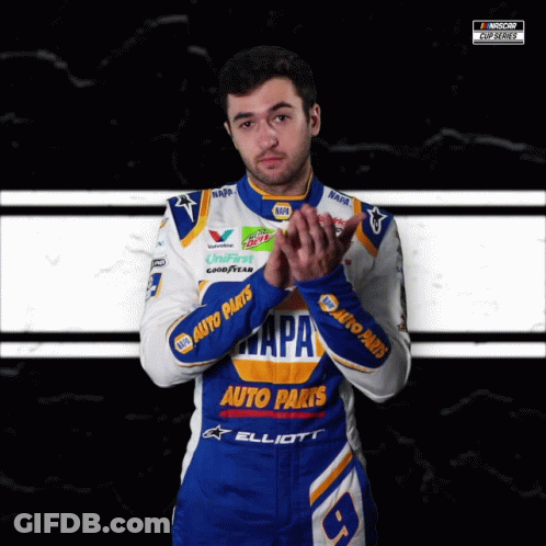 Man In Napa Auto Parts Uniform Clapping GIF