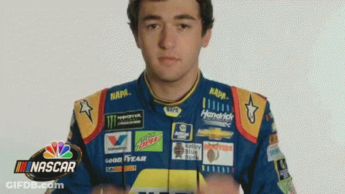 Man In NAPA Racing Jacket Thumbs Up GIF
