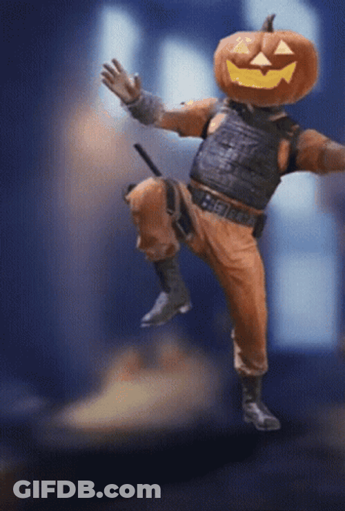 Man In Naruto Suit Do Pumpkin Dance GIF