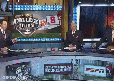 Man In NC State Wolfpack Shirt GIF