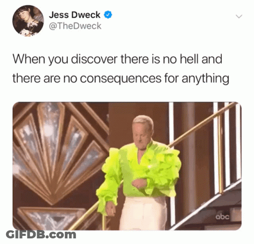 Man In Neon Green Outfit GIF