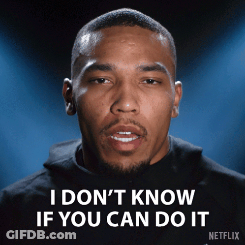 Man In Netflix Ad Says I Don't Know GIF
