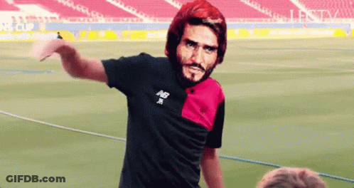 Man In New Balance Shirt Standing On Field GIF