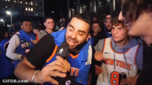 Man In New York Jersey Talking Into Microphone GIF