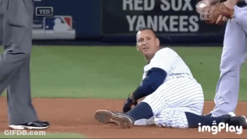 Man In New York Jersey With Crowd GIF