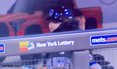 Man In New York Lottery Uniform GIF