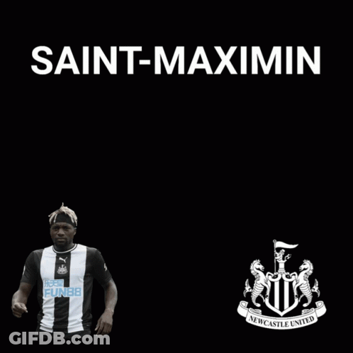 Man In Newcastle United Jersey GIF