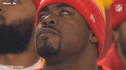 Man In NFL Beanie GIF