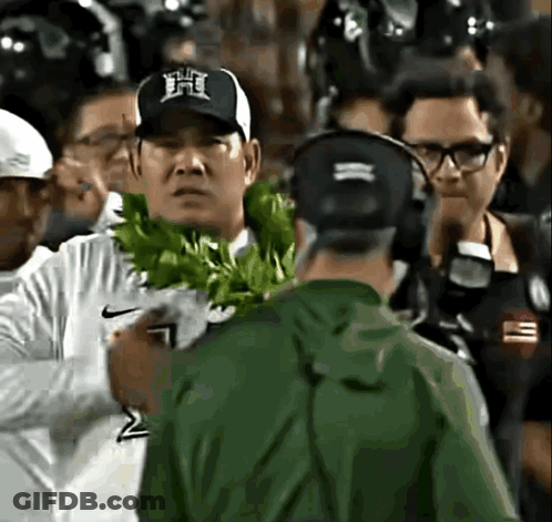 Man In Nike Hat With Letter N GIF