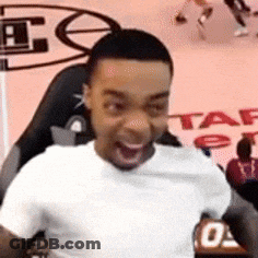 Man In Nike Jacket On Basketball Court GIF