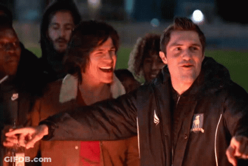 Man In Nike Jacket Pointing GIF
