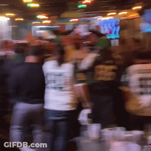 Man In Nike Shirt Making Funny Face GIF